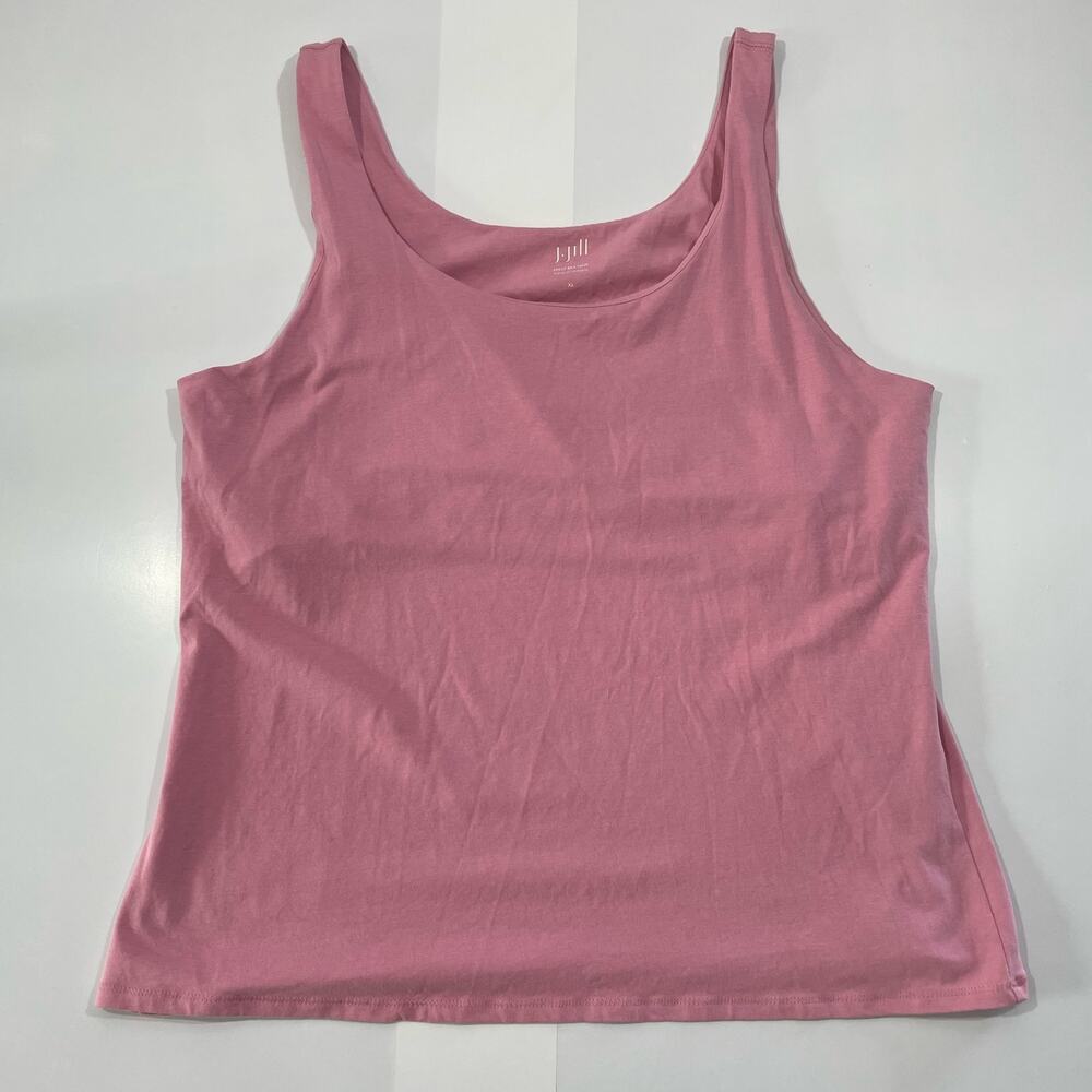 J. Jill Women's Shelf-Bra Tank Purple Size XL